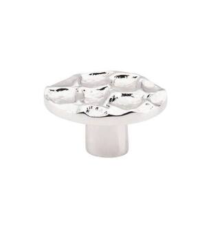 Top Knobs TK298PN Cobblestone 2" Brass Oval Shaped Cabinet Knob in Polished Nickel