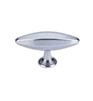 Top Knobs TK231PC Chareau 3" Zinc Alloy T-Handle Shaped Cabinet Knob in Polished Chrome