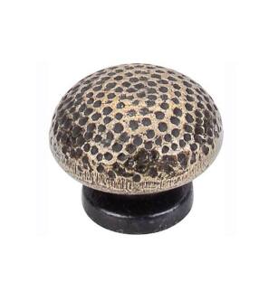 Top Knobs M43 Britannia 1 1/2" Iron Mushroom Shaped Warwick Cabinet Knob in Dark Antique Iron