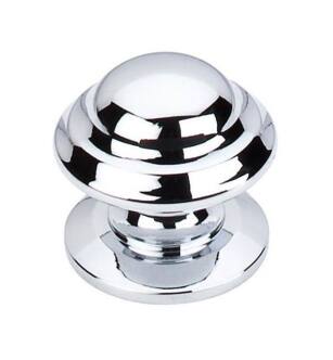Top Knobs M1612 Britannia 1 3/8" Brass Mushroom Shaped Empress Cabinet Knob in Polished Chrome