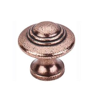 Top Knobs M15 Britannia 1 1/4" Brass Mushroom Shaped Ascot Cabinet Knob in Old English Copper