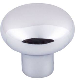 Top Knobs M2084 Aspen II 1 3/8" Cast Bronze Round Shaped Round Cabinet Knob in Polished Chrome
