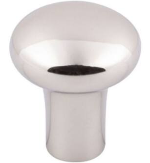 Top Knobs M2082 Aspen II 1 1/8" Cast Bronze Round Shaped Round Cabinet Knob in Polished Nickel