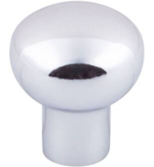 Top Knobs M2078 Aspen II 7/8" Cast Bronze Round Shaped Round Cabinet Knob in Polished Chrome