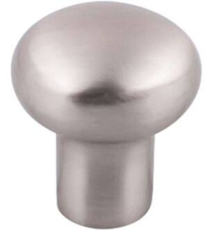 Top Knobs M2077 Aspen II 7/8" Cast Bronze Round Shaped Round Cabinet Knob in Brushed Satin Nickel