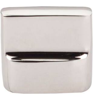 Top Knobs M2052 Aspen II 1 3/8" Cast Bronze Rectangular Shaped Flat Sided Cabinet Knob in Polished Nickel