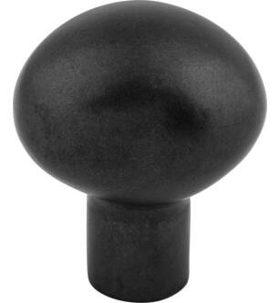Top Knobs M1527 Aspen 1 1/4" Cast Bronze Oval Shaped Cabinet Knob in Medium Bronze