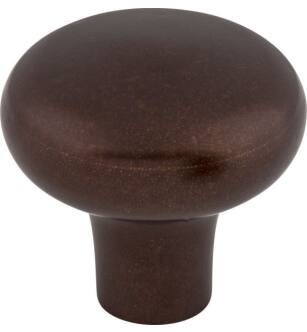 Top Knobs M1563 Aspen 1 5/8" Cast Bronze Round Shaped Cabinet Knob in Mahogany Bronze