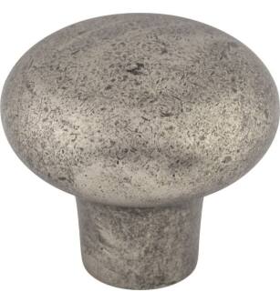 Top Knobs M1555 Aspen 1 3/8" Cast Bronze Round Shaped Cabinet Knob in Silicon Bronze Light
