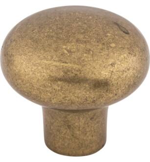 Top Knobs M1556 Aspen 1 3/8" Cast Bronze Round Shaped Cabinet Knob in Light Bronze