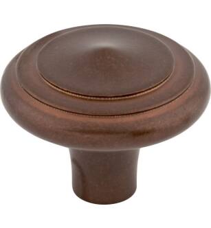 Top Knobs M1498 Aspen 2" Cast Bronze Mushroom Shaped Peak Cabinet Knob in Mahogany Bronze