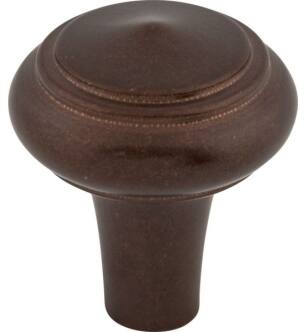 Top Knobs M1488 Aspen 1 1/4" Cast Bronze Mushroom Shaped Peak Cabinet Knob in Mahogany Bronze