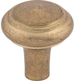 Top Knobs M1486 Aspen 1 1/4" Cast Bronze Mushroom Shaped Peak Cabinet Knob in Light Bronze