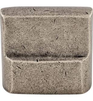 Top Knobs M1500 Aspen 1 3/8" Cast Bronze Designer Shaped Flat Sided Cabinet Knob in Silicon Bronze Light