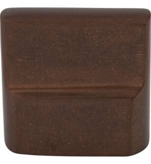 Top Knobs M1503 Aspen 1 3/8" Cast Bronze Designer Shaped Flat Sided Cabinet Knob in Mahogany Bronze
