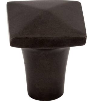Top Knobs M1512 Aspen 7/8" Cast Bronze Square Shaped Cabinet Knob in Medium Bronze