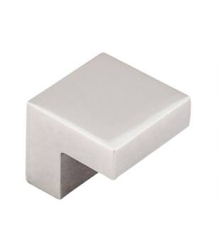 Top Knobs M1320 Asbury 1" Zinc Alloy Square Shaped Cabinet Knob in Polished Nickel