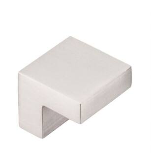 Top Knobs M1164 Asbury 1" Zinc Alloy Square Shaped Cabinet Knob in Brushed Satin Nickel