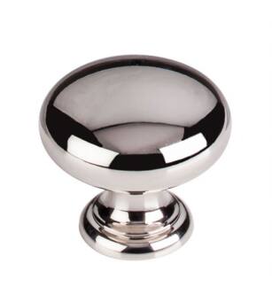 Top Knobs M1314 Asbury 1 3/4" Brass Mushroom Shaped Cabinet Knob in Polished Nickel