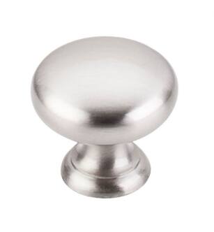 Top Knobs M281 Somerset II 1 1/4" Brass Mushroom Shaped Cabinet Knob in Brushed Satin Nickel
