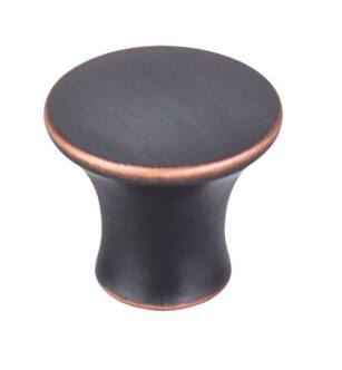 Top Knobs TK591UM Mercer 1 1/8" Zinc Alloy Round Shaped Oculus Cabinet Knob in Umbrio