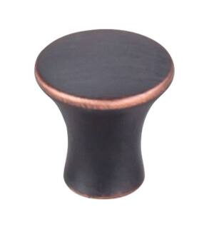 Top Knobs TK590UM Mercer 7/8" Zinc Alloy Round Shaped Oculus Cabinet Knob in Umbrio