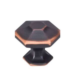 Top Knobs TK713UM Transcend 1 1/4" Zinc Alloy Geometric Shaped Spectrum Cabinet Knob in Umbrio