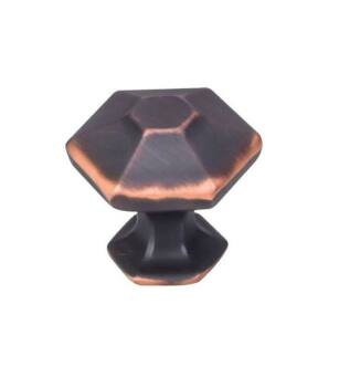 Top Knobs TK712UM Transcend 1 1/8" Zinc Alloy Geometric Shaped Spectrum Cabinet Knob in Umbrio