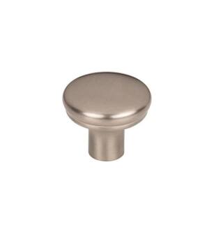 Top Knobs TK3050BSN Ellis 1 1/4" Zinc Alloy Round/Mushroom Shape Julian Cabinet Knob in Brushed Satin Nickel