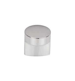Top Knobs TK3040PC Ellis 1 1/8" Zinc Alloy Finger Shape Hartridge Cabinet Knob in Polished Chrome