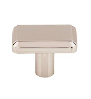 Top Knobs TK3010PN Ellis 1 1/2" Zinc Alloy Rectangular Shape Telfair Cabinet Knob in Polished Nickel