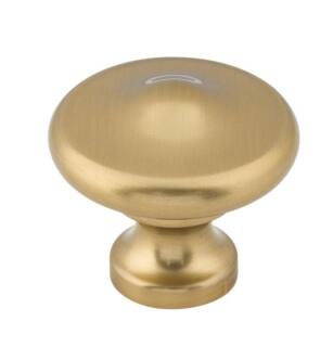 Top Knobs M2181 Dakota 1 3/8" Zinc Alloy Round/Mushroom Shape Peak Cabinet Knob in Honey Bronze