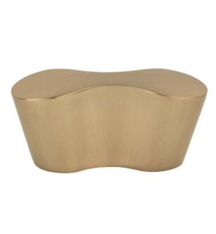 Top Knobs M1572 Nouveau III 2 1/8" Zinc Alloy Designer Shape Infinity Cabinet Knob in Honey Bronze