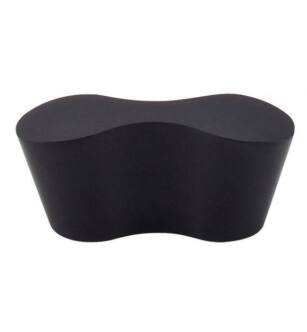 Top Knobs M1126 Nouveau II 2 1/8" Zinc Alloy Designer Shaped Infinity Cabinet Knob in Flat Black