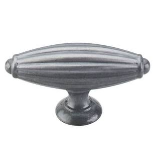 Top Knobs M157 Tuscany 2 7/8" Zinc Alloy T-Shaped Large Cabinet Knob in Pewter Light