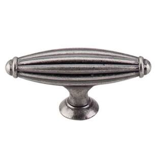 Top Knobs M148 Tuscany 2 5/8" Zinc Alloy T-Shaped Small Cabinet Knob in Pewter Antique
