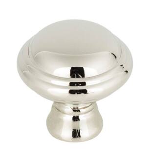 Top Knobs TK1020PN Grace 1 1/4" Zinc Alloy Mushroom Shaped Henderson Cabinet Knob in Polished Nickel