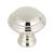 Top Knobs TK1020PN Grace 1 1/4" Zinc Alloy Mushroom Shaped Henderson Cabinet Knob in Polished Nickel