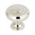 Top Knobs TK1000PN Grace 1 1/4" Zinc Alloy Mushroom Shaped Kent Cabinet Knob in Polished Nickel