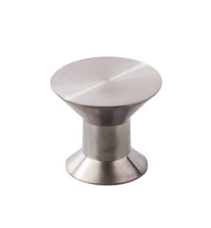 Top Knobs SS44 Stainless II 1 1/4" Steel Cone Shaped Cabinet Knob in Brushed Stainless Steel