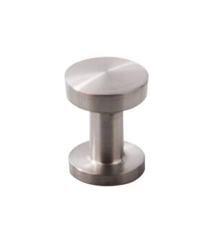 Top Knobs SS40 Stainless II 7/8" Steel Mushroom Shaped Cabinet Knob in Brushed Stainless Steel