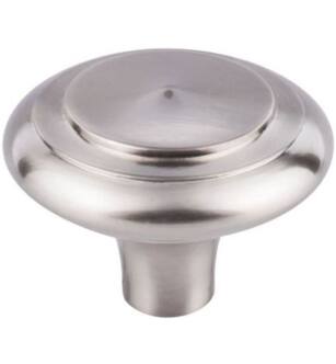 Top Knobs M2047 Aspen II 2" Cast Bronze Mushroom Shaped Peak Cabinet Knob in Brushed Satin Nickel