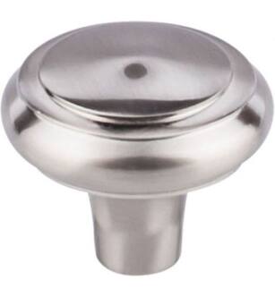 Top Knobs M2044 Aspen II 1 5/8" Cast Bronze Mushroom Shaped Peak Cabinet Knob in Brushed Satin Nickel