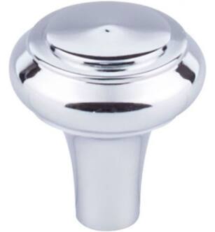 Top Knobs M2042 Aspen II 1 1/4" Cast Bronze Mushroom Shaped Peak Cabinet Knob in Polished Chrome
