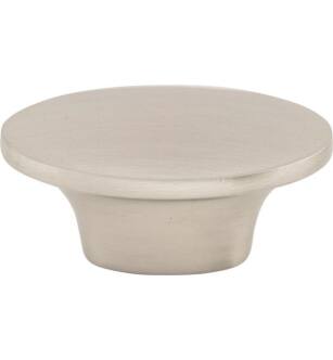 Top Knobs M1959 Dakota 1 1/2" Zinc Alloy Oval Shaped Oval Cabinet Knob in Brushed Satin Nickel