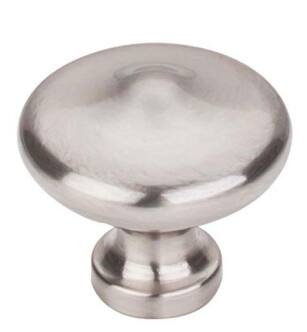 Top Knobs M1921 Dakota 1 3/8" Zinc Alloy Mushroom Shaped Peak Cabinet Knob in Brushed Satin Nickel