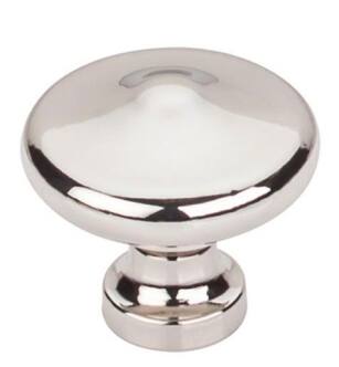 Top Knobs M1919 Dakota 1 3/8" Zinc Alloy Mushroom Shaped Peak Cabinet Knob in Polished Nickel