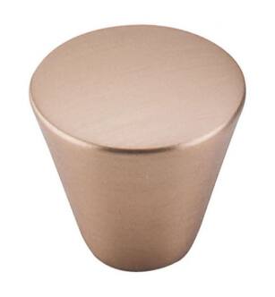 Top Knobs M1677 Nouveau 1 1/8" Brass Cone Shaped Cone Cabinet Knob in Brushed Bronze