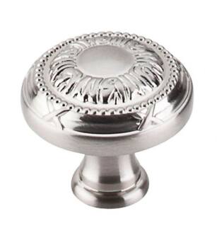 Top Knobs M1621 Edwardian 1 1/8" Zinc Alloy Mushroom Shaped Ribbon Cabinet Knob in Brushed Satin Nickel
