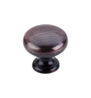 Top Knobs M1614 Normandy 1 1/4" Brass Mushroom Shaped Cabinet Knob in Tuscan Bronze
